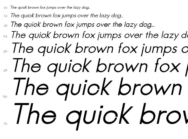 Jambetica font waterfall